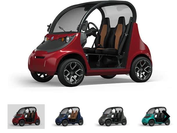 Customisable GEM electric vehicle