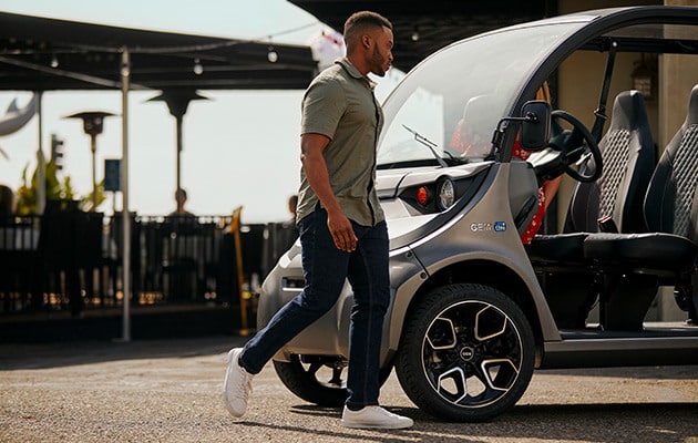 GEM electric vehicle for quick drives
