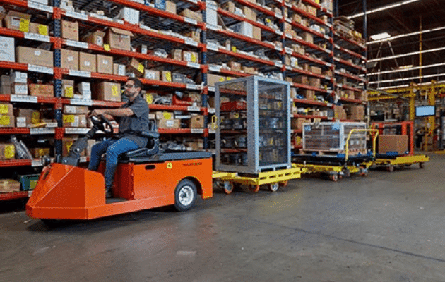 Taylor Dunn electric vehicle towing capacity