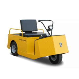 Taylor Dunn SS-536 yellow electric utility vehicle