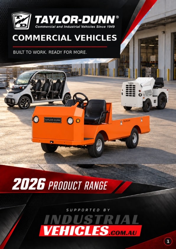 Taylor-Dunn Commercial Vehicles 2026 brochure cover