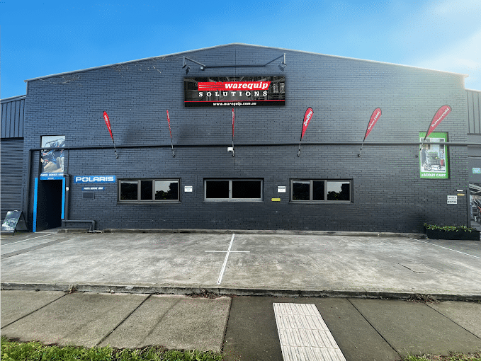 Warequip Solutions local showroom and workshop exterior